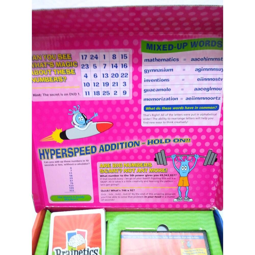 Brainetics Breakthrough Math And Memory System Educational 5 DVD New - Picture 9 of 9